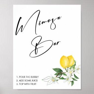 Main Squeeze Bridal Shower Mimosa Bar Sign