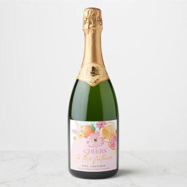 Main Squeeze Bridal Shower Sparkling Wine Label