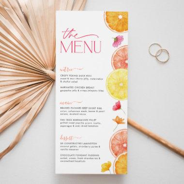 Main Squeeze Bright Citrus  Menu