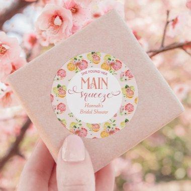 Main Squeeze Citrus  Favor Classic Round Sticker