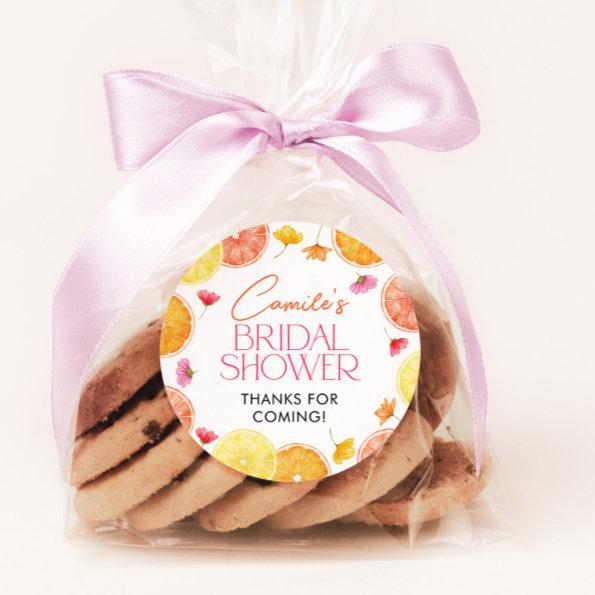 Main Squeeze Citrus  Favor Stickers