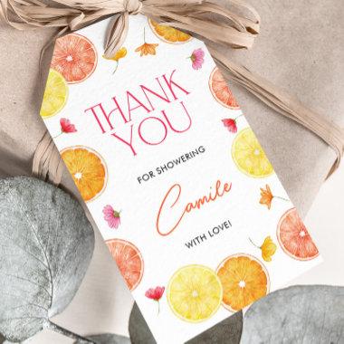 Main Squeeze Citrus  Rectangle Favor Gift Tags