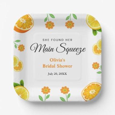 Main Squeeze Citrus Summer Lemon  Paper Plates
