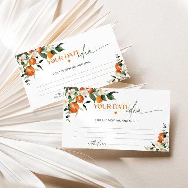 Main squeeze citrus theme Date night ideas Enclosure