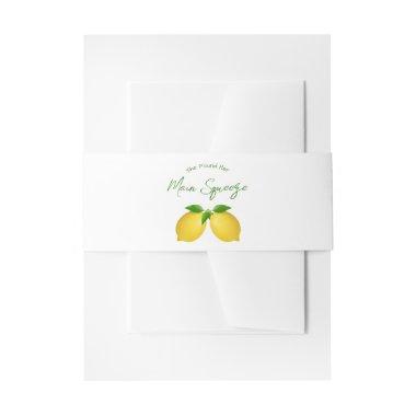 Main Squeeze Lemon  Belly Band