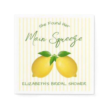 Main Squeeze Lemon  Napkins