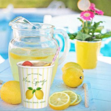 Main Squeeze Lemon  Paper Cups