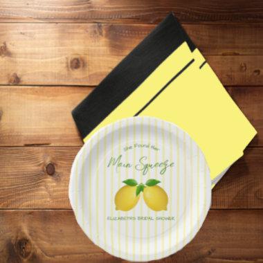 Main Squeeze Lemon  Paper Plates
