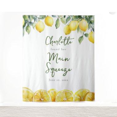 Main Squeeze Lemon  Photo Backdrop