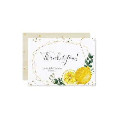 Main Squeeze Lemon Bridal Shower Thank You Invitations