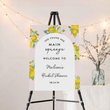 Main Squeeze Lemon  Welcome Sign