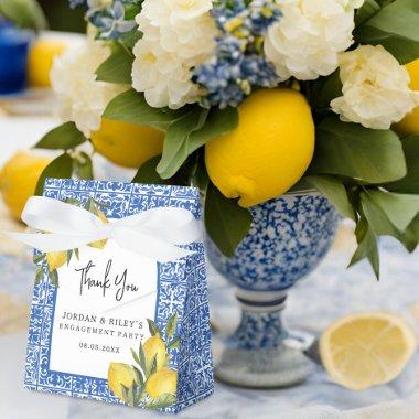 Main Squeeze Lemon & Tile Shower Thank You Favor Favor Boxes