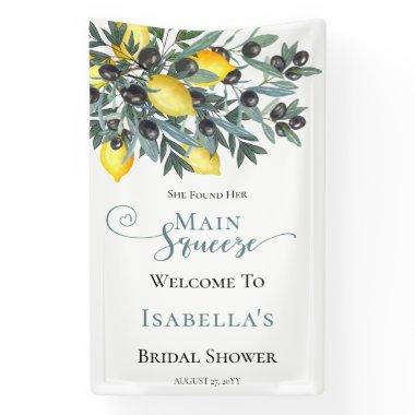 Main Squeeze Lemons | Black Olives  Banner