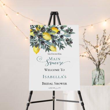 Main Squeeze Lemons | Black Olives  Foam Board