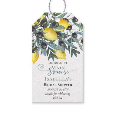 Main Squeeze Lemons | Black Olives  G Gift Tags