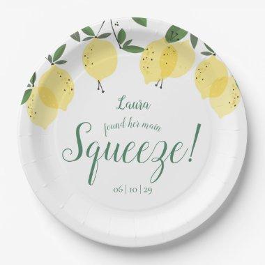 Main Squeeze Lemons  Paper Plates