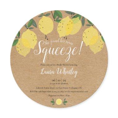Main Squeeze Lemons Fun Rustic