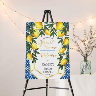 Main Squeeze Lemons Tropical Bridal Shower Foam Bo Foam Board