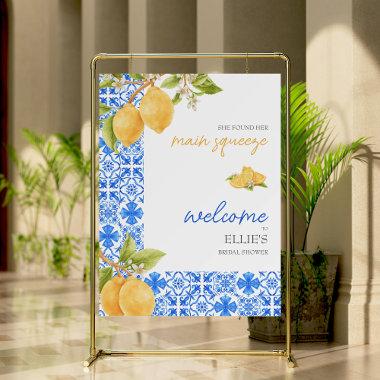 Main Squeeze | Mediterranean Lemon Bridal Shower Foam Board