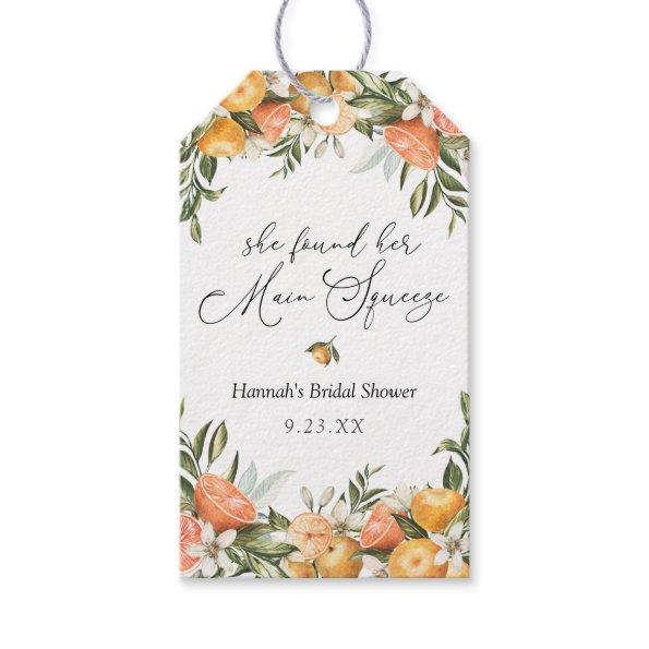 Main Squeeze Orange  Gift Tags