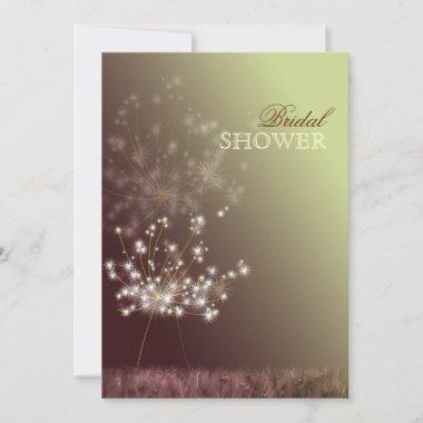 Make a Wish Dandelion Bridal Shower Invitations