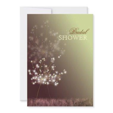 Make a Wish Dandelion Bridal Shower Invitations