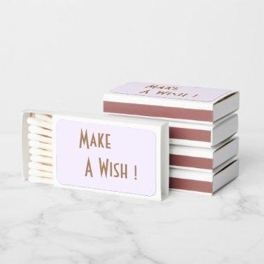 Make A Wish Funny Matchboxes