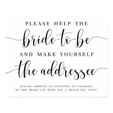 Make Yourself The Addressee  Sign