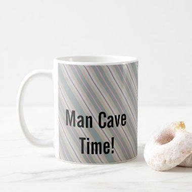 Man Cave Time Stripe Mug