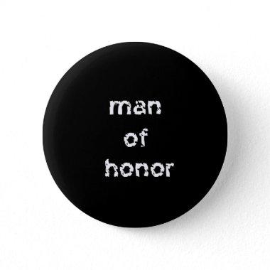 Man of Honor Pinback Button