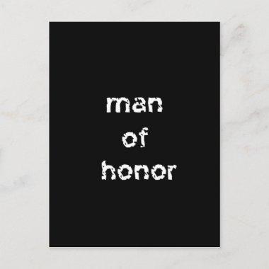 Man of Honor PostInvitations