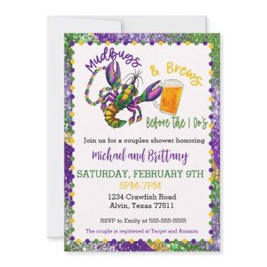 Mardi Gras Crawfish Wedding Shower