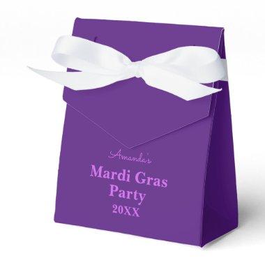 Mardi Gras Theme Party Favor Box