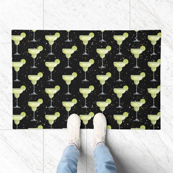 Margarita Cocktail Pattern Doormat