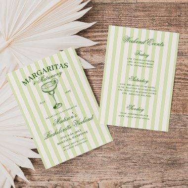 Margaritas and Matrimony Striped Bachelorette