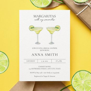 Margaritas with my Senoritas Fiesta Bridal Shower Invitations