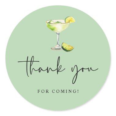 Margs and Matrimony  Thank You Classic Round Sticker