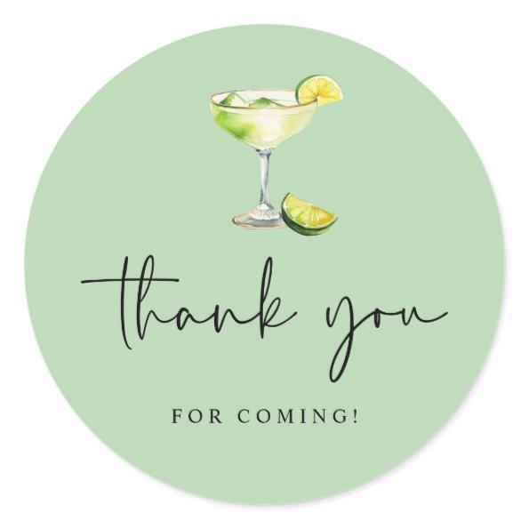 Margs and Matrimony  Thank You Classic Round Sticker