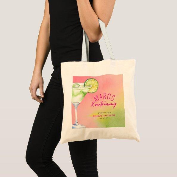 Margs and Matrimony Cocktail  Tote Bag