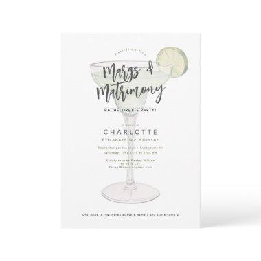Margs & matrimony bachelorette party shower