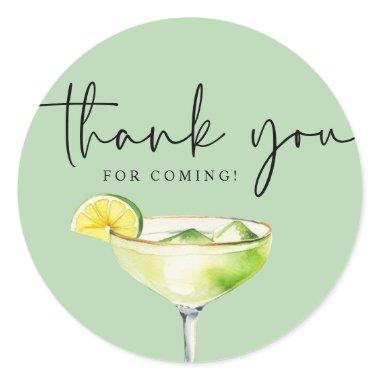 Margs Matrimony Bridal Shower Thank You for Coming Classic Round Sticker