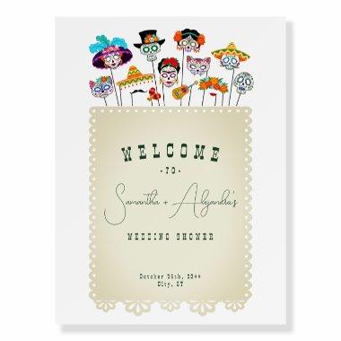 Margs & Matrimony Fiesta Mexican Couples Shower Foam Board