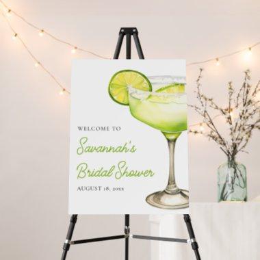 Margs & Matrimony Lime Bridal Shower Welcome Sign