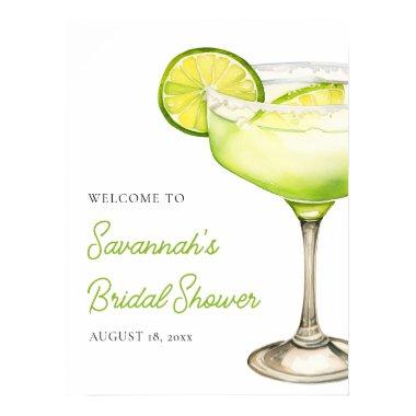 Margs & Matrimony Lime  Welcome Sign