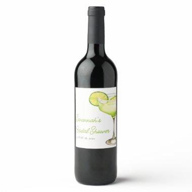 Margs & Matrimony Lime Cocktail  Wine Label