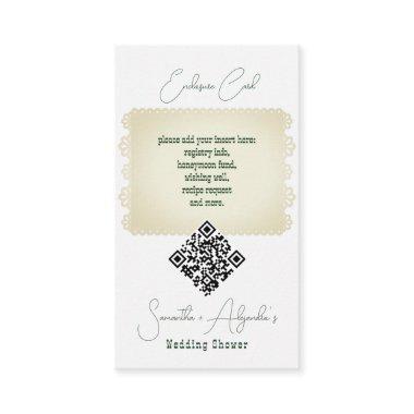 Margs & Matrimony Mexican Couples Shower QR Code Enclosure