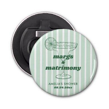 Margs & Matrimony Retro Bachelorette Bridal Shower Bottle Opener