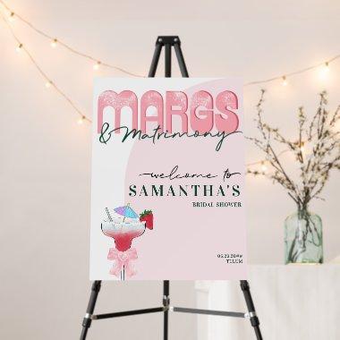 Margs Matrimony Tequila Bach  Welcome Foam Board