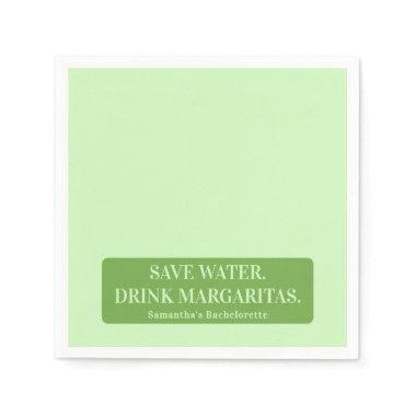 Margs Matrimony Tequila  Bachelorette Napkins