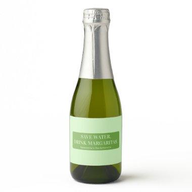 Margs Matrimony Tequila  Bachelorette Sparkling Wine Label